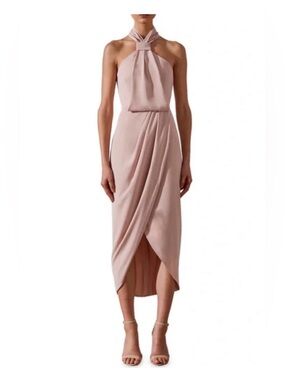 Blush Halter Dress